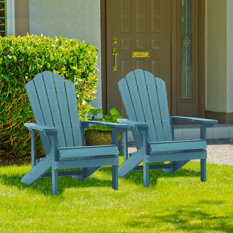 Dovecove Clearbrook Plastic Adirondack Chair Wayfair